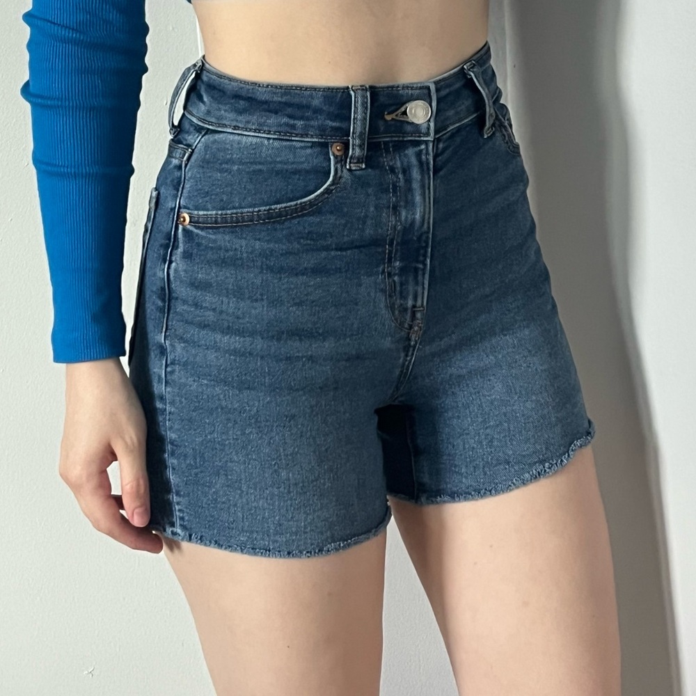 H&M Denim Blue Women's Shorts